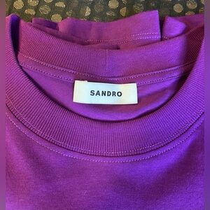 Purple T-shirt Sandro